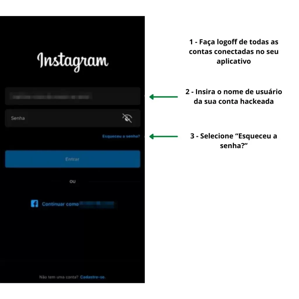 Como recuperar conta hackeada do Instagram