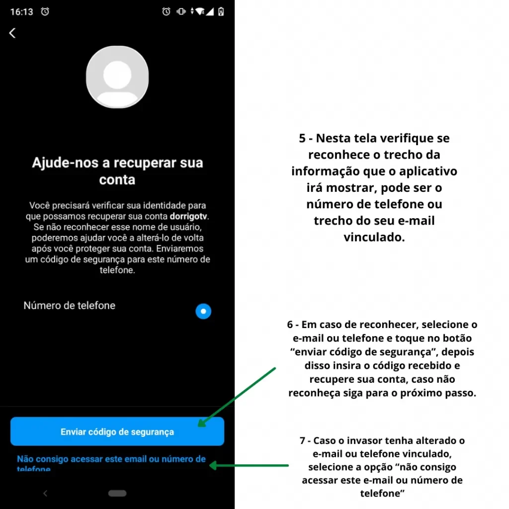 Como recuperar conta hackeada do Instagram