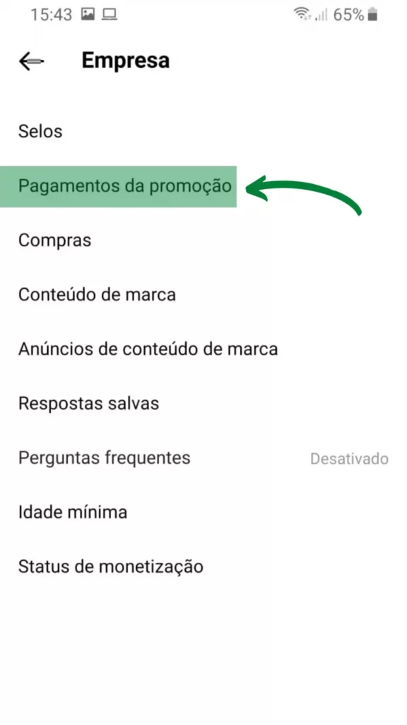 meios de pagamento instagram